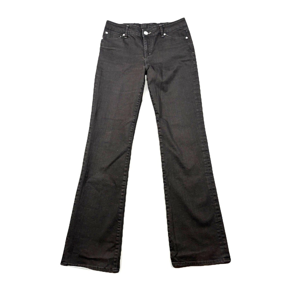 Kut from the Kloth Jeans Womens 8 Black Bootcut Mid Rise Stretch KP011N1M68